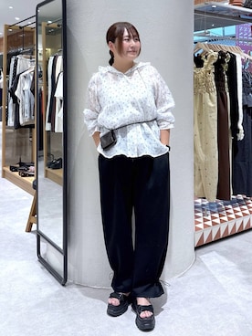 「アイテム（スウェットパンツ）」を使った、かっさーさん（レディース・160cm・30代）の夏コーディネート