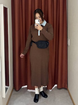 かっさーさん(レディース・160cm)の冬コーディネート