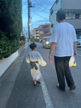 「アイテム（トップス）」を使った、ふーさん（キッズ・100cm）の夏コーディネート