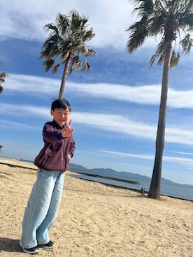 「UMBRO（アンブロ）のアイテム」を使った、ふーさん（キッズ・100cm）の春コーディネート