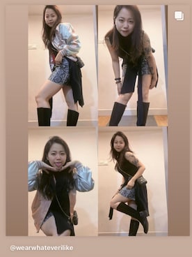 「橫須賀」｜Venus T 🖤さん（レディース・158cm）の春コーディネート