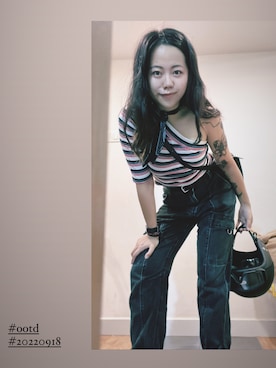 「MOTO」｜Venus T 🖤さん（レディース・158cm）の秋コーディネート