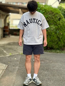 「アイテム（Tシャツ/カットソー）」を使った、kei*さん（メンズ・179cm・40代）の秋コーディネート