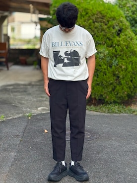 「アイテム（トップス）」を使った、kei*さん（メンズ・179cm・40代）の秋コーディネート