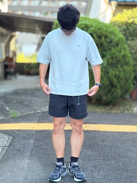 「アイテム（Tシャツ/カットソー）」を使った、kei*さん（メンズ・179cm・40代）の夏コーディネート
