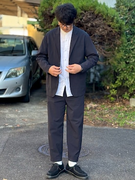 「アイテム（ジャケット/アウター）」を使った、kei*さん（メンズ・179cm・40代）の冬コーディネート