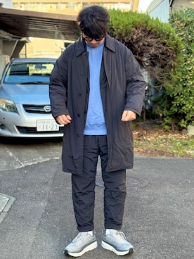 「アイテム（テーラードジャケット）」を使った、kei*さん（メンズ・179cm）の冬コーディネート