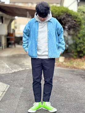 「AURALEE（オーラリー）のアイテム」を使った、kei*さん（メンズ・179cm）の冬コーディネート