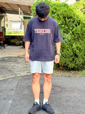 「アイテム（スニーカー）」を使った、kei*さん（メンズ・179cm・40代）の夏コーディネート