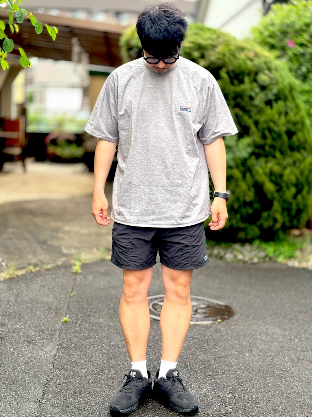 kei*さんの「【限定展開】ビッグシルエット 水陸両用 ユーティリティー ラグランスリーブ クルーネックTシャツ/ラッシュガード/UPF50（FREAK'S STORE）」を使ったコーディネートの1枚目の写真