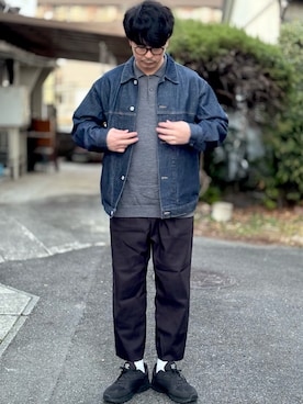 「Steven Alan（スティーブンアラン）のアイテム」を使った、kei*さん（メンズ・179cm）の冬コーディネート