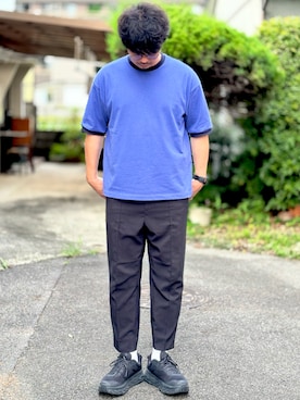 「MONKEY TIME（モンキータイム）のアイテム」を使った、kei*さん（メンズ・179cm）の夏コーディネート