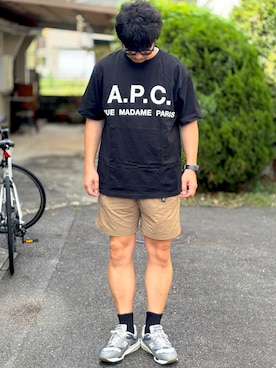「A.P.C.（アーペーセー）のアイテム」を使った、kei*さん（メンズ・179cm）の夏コーディネート