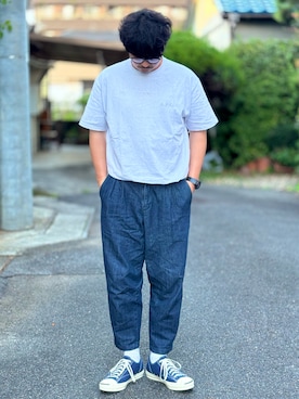「A.P.C.（アーペーセー）のアイテム」を使った、kei*さん（メンズ・179cm）の秋コーディネート