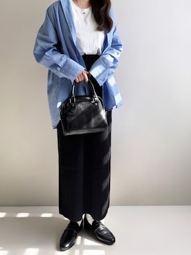 「アイテム（スカート）」を使った、Ayumiさん（レディース・158cm）の秋コーディネート