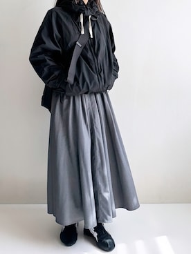 「アイテム（メッセンジャーバッグ）」を使った、Ayumiさん（レディース・158cm）の秋コーディネート