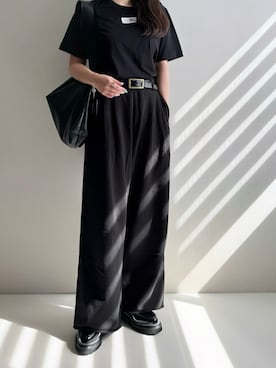 「MM6 Maison Margiela（ｴﾑｴﾑｼｯｸｽ ﾒｿﾞﾝ ﾏﾙｼﾞｪﾗ）のアイテム」を使った、Ayumiさん（レディース・158cm）の春コーディネート