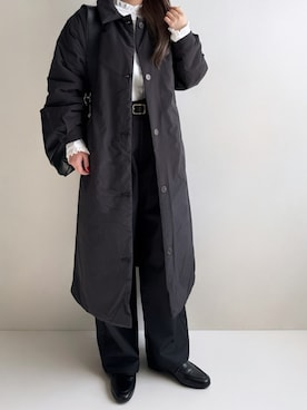 「アイテム（ショルダーバッグ）」を使った、Ayumiさん（レディース・158cm）の冬コーディネート