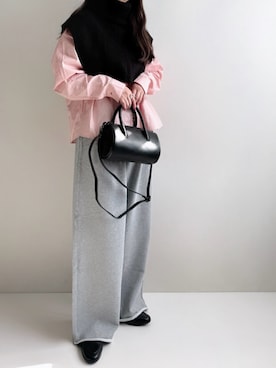 「KLON（クローン）のアイテム」を使った、Ayumiさん（レディース・158cm）の冬コーディネート