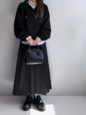 「アイテム（スカート）」を使った、Ayumiさん（レディース・158cm）の秋コーディネート
