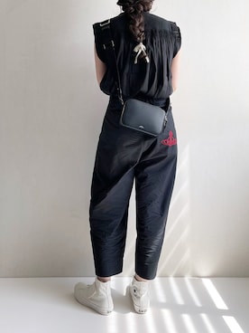 「CONVERSE（コンバース）のアイテム（シューズ）」を使った、Ayumiさん（レディース・158cm）の夏コーディネート