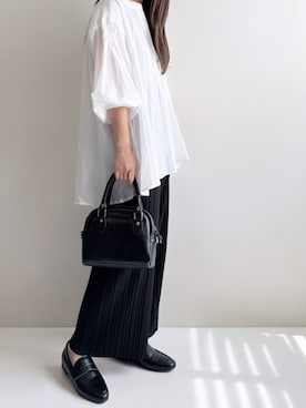 「アイテム（ハンドバッグ）」を使った、Ayumiさん（レディース・158cm）の秋コーディネート