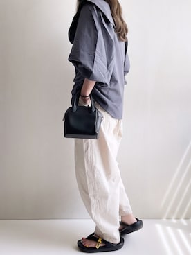 「FREAK'S STORE（フリークスストア）のアイテム（シューズ）」を使った、Ayumiさん（レディース・158cm）の夏コーディネート