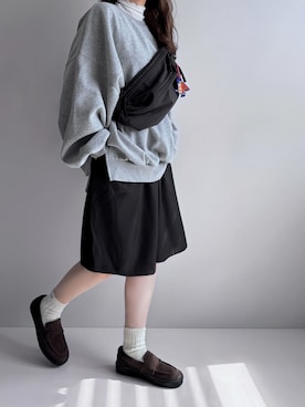 「VANS(バンズ)のアイテム」を使った、Ayumiさん(レディース・158cm)の秋コーディネート