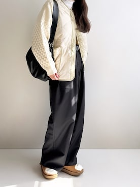 「NIKE（ナイキ）のアイテム」を使った、Ayumiさん（レディース・158cm）の秋コーディネート