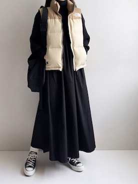 「アイテム（バッグ）」を使った、Ayumiさん（レディース・158cm）の冬コーディネート