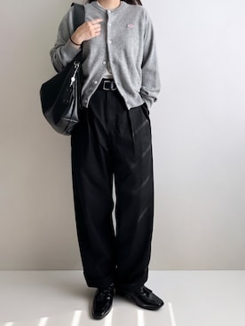 「アイテム（ファッション雑貨）」を使った、Ayumiさん（レディース・158cm）の秋コーディネート