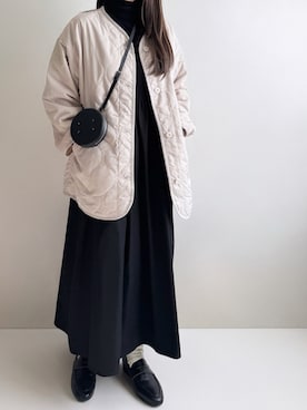 「Java（ジャバ）のアイテム」を使った、Ayumiさん（レディース・158cm）の冬コーディネート