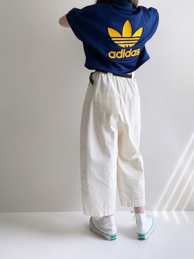 「アイテム（ソックス/靴下）」を使った、Ayumiさん（レディース・158cm）の夏コーディネート