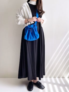 「OMNES Another Edition（オムネス アナザーエディション）のアイテム」を使った、Ayumiさん（レディース・158cm）の春コーディネート
