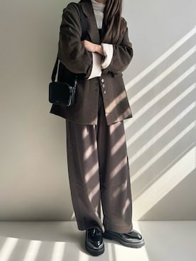 「A.P.C.（アーペーセー）のアイテム（バッグ）」を使った、Ayumiさん（レディース・158cm）の春コーディネート