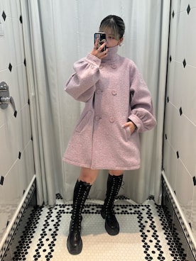 「jouetie（ジュエティ）のアイテム（その他アウター）」を使った、KAGARIさん（レディース・153cm）の夏コーディネート