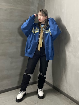 「jouetie（ジュエティ）のアイテム（財布/小物）」を使った、KAGARIさん（レディース・153cm）の春コーディネート
