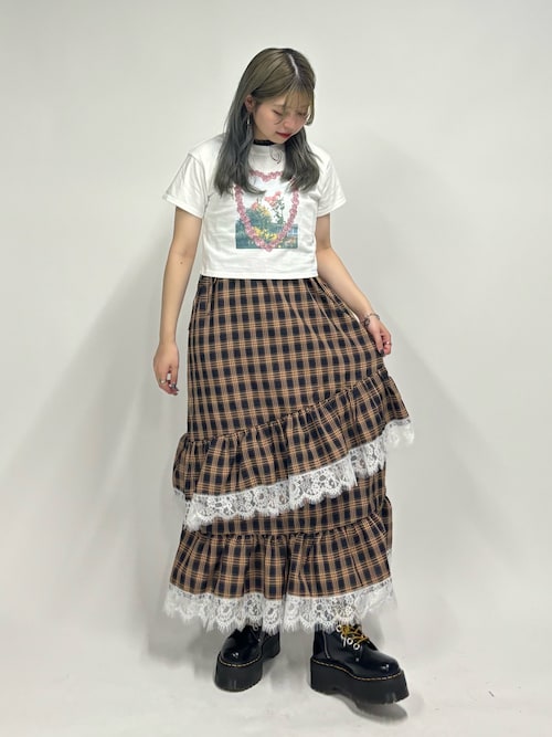 レースドッキングキャミワンピース（ワンピース）｜jouetie