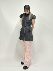 jouetie ジュエティ ZIP ミリタリーワンピース ミリタリーZIPミニワンピース（ワンピース）｜jouetie