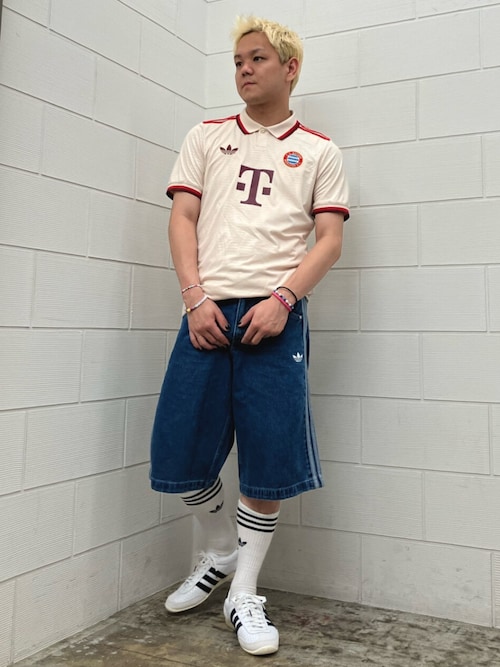 アディカラー デニム ファイヤーバードショーツ / ハーフパンツ / アディダスオリジナルス adidas Originals