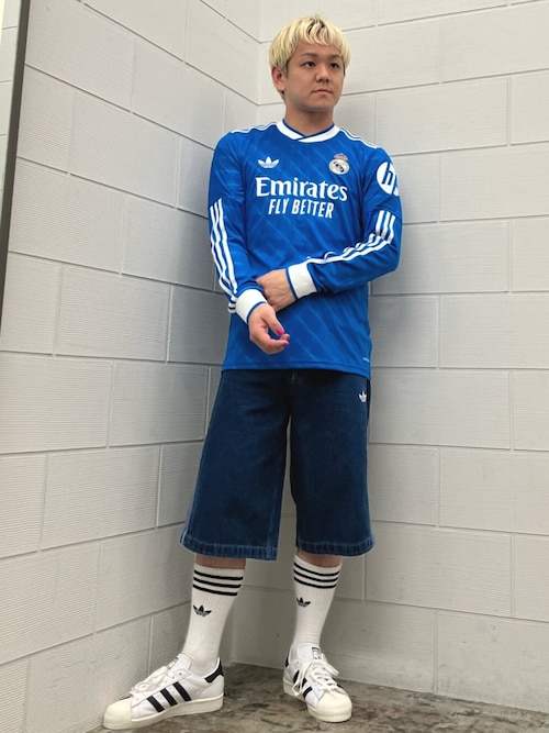adidas アディカラーデニム ファイヤーバードショーツ アディカラー デニム ファイヤーバードショーツ / アディダス