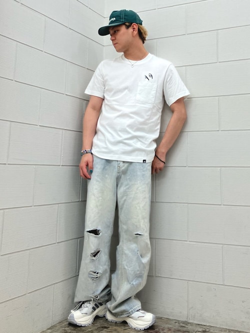 セール】ラウンジ サンダルグラフィック 半袖ポケットTシャツ
