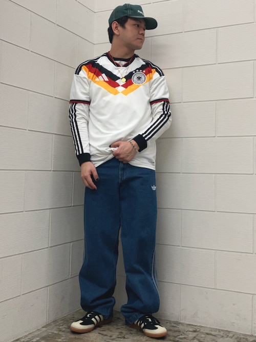 スリーストライプス ロングスリーブ Tシャツ / ロンT / アディダス