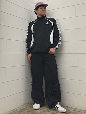 「adidas（アディダス）のジャパン / Japan（Shoes、ホワイト系）」を使った、NKさん（メンズ・171cm）の春コーディネート