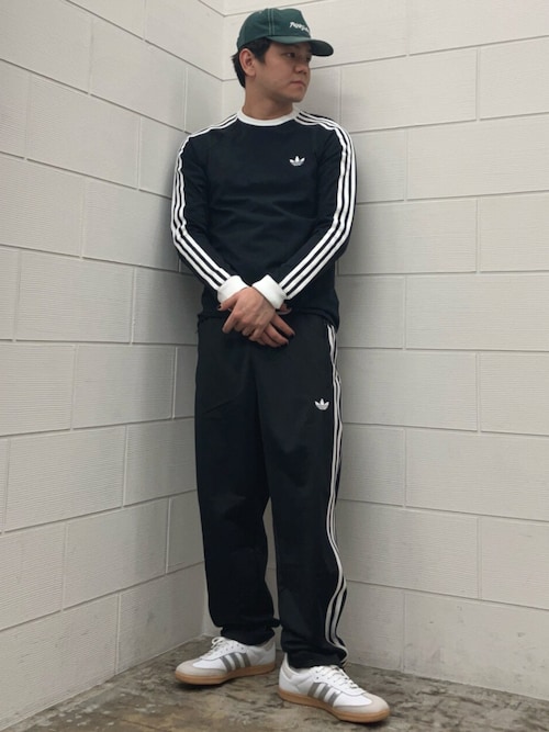 スリーストライプス ロングスリーブ Tシャツ / ロンT / アディダス