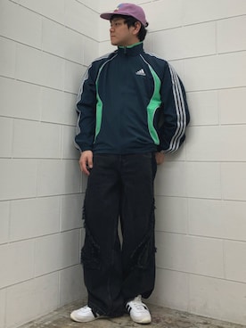 「adidas（アディダス）のジャパン / Japan（Shoes、ホワイト系）」を使った、NKさん（メンズ・171cm）の春コーディネート