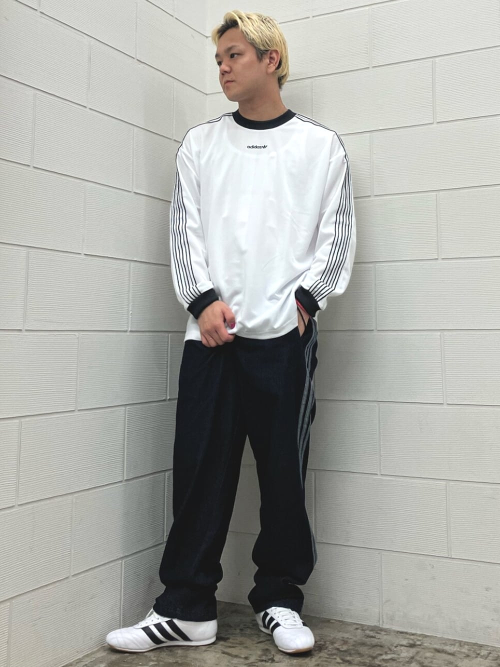 美品⭐️ adidas リフレクターロゴ ストレッチ セットアップ L ブラック 美品⭐️ adidas リフレクターロゴ ストレッチ セットアップ L