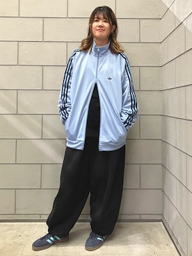 「ジョガーパンツ」｜SKさん（レディース・166cm）の秋コーディネート