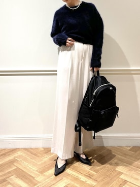 「アイテム（ニット/セーター）」を使った、ikさん（レディース・165cm・40代）の秋コーディネート