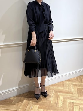 「アイテム（ワンピース/ドレス）」を使った、ikさん（レディース・165cm・40代）の冬コーディネート